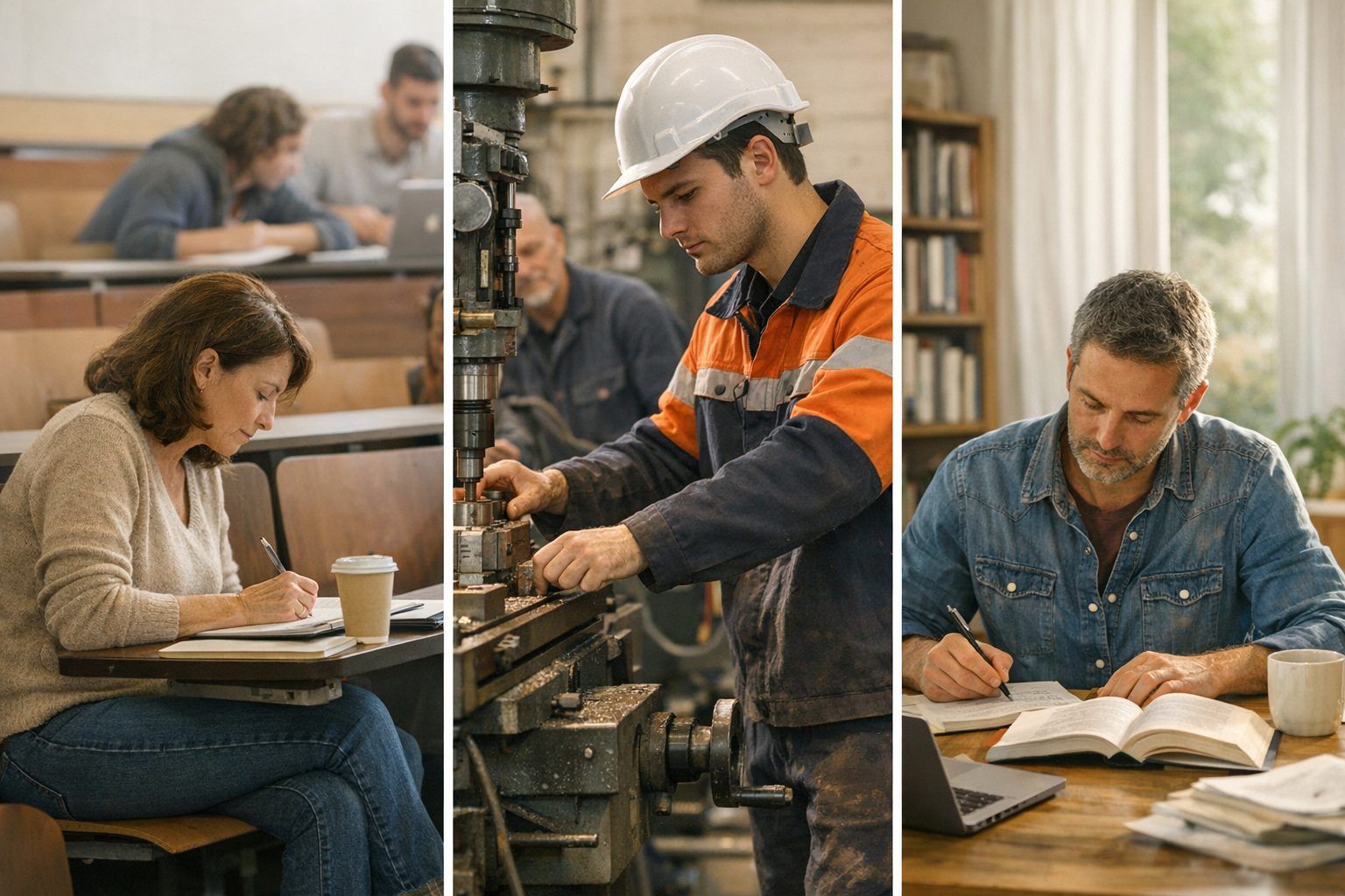 Les cas limites : reprise d’études, alternance et reconversion